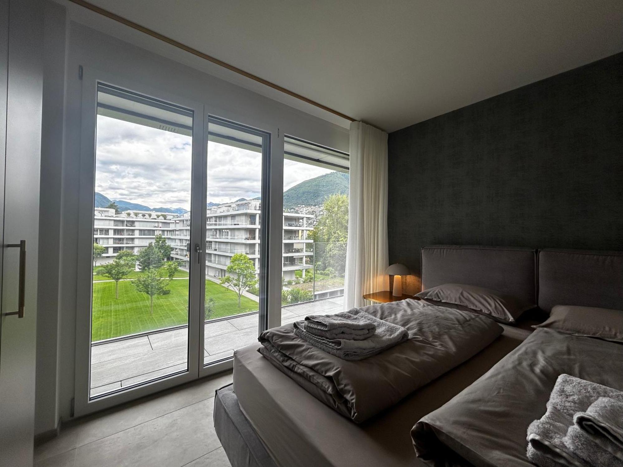 Family Apartment, Near The Beach Whit Private Park Locarno Exterior foto